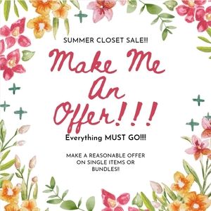 Summer Closet Sellout!!